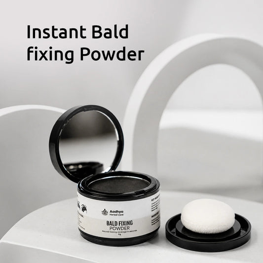 Men's Instant Bald Fixing Powder | Covers Thin Hairs & Patchy Areas in 5 Seconds