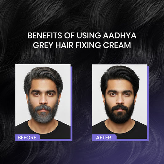 Men's Gray Hair Fixing Cream