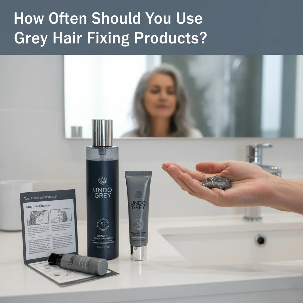 How Often Should You Use Grey Hair Fixing Products