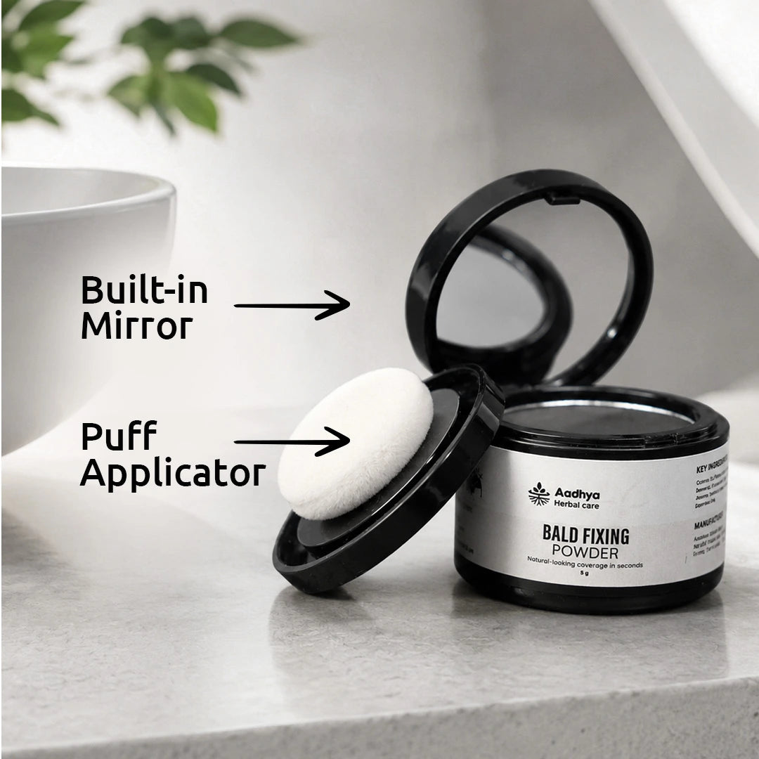 Women's Instant Bald Fixing Powder | Covers Thin Hairs & Patchy Areas in 5 Seconds
