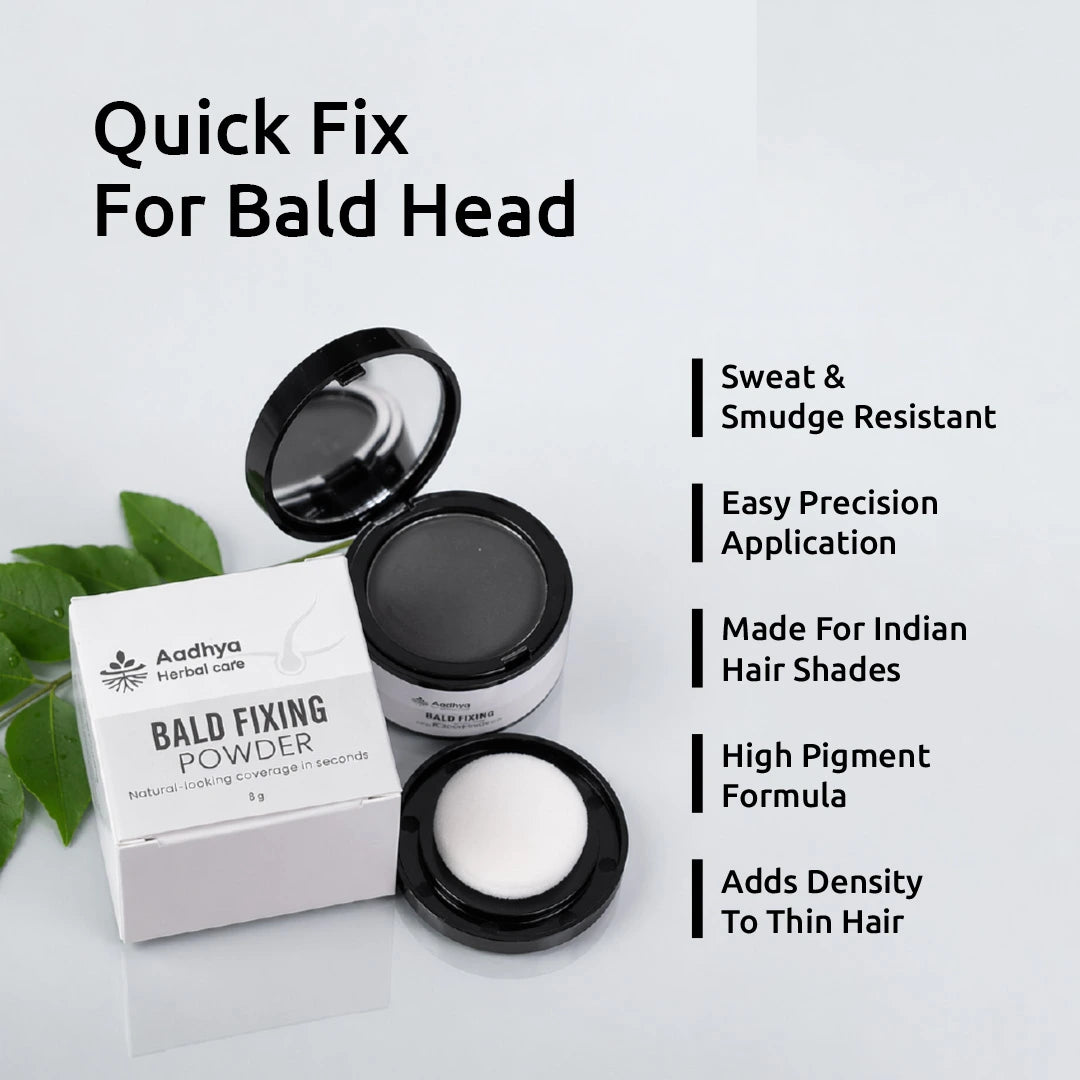 Women's Instant Bald Fixing Powder | Covers Thin Hairs & Patchy Areas in 5 Seconds