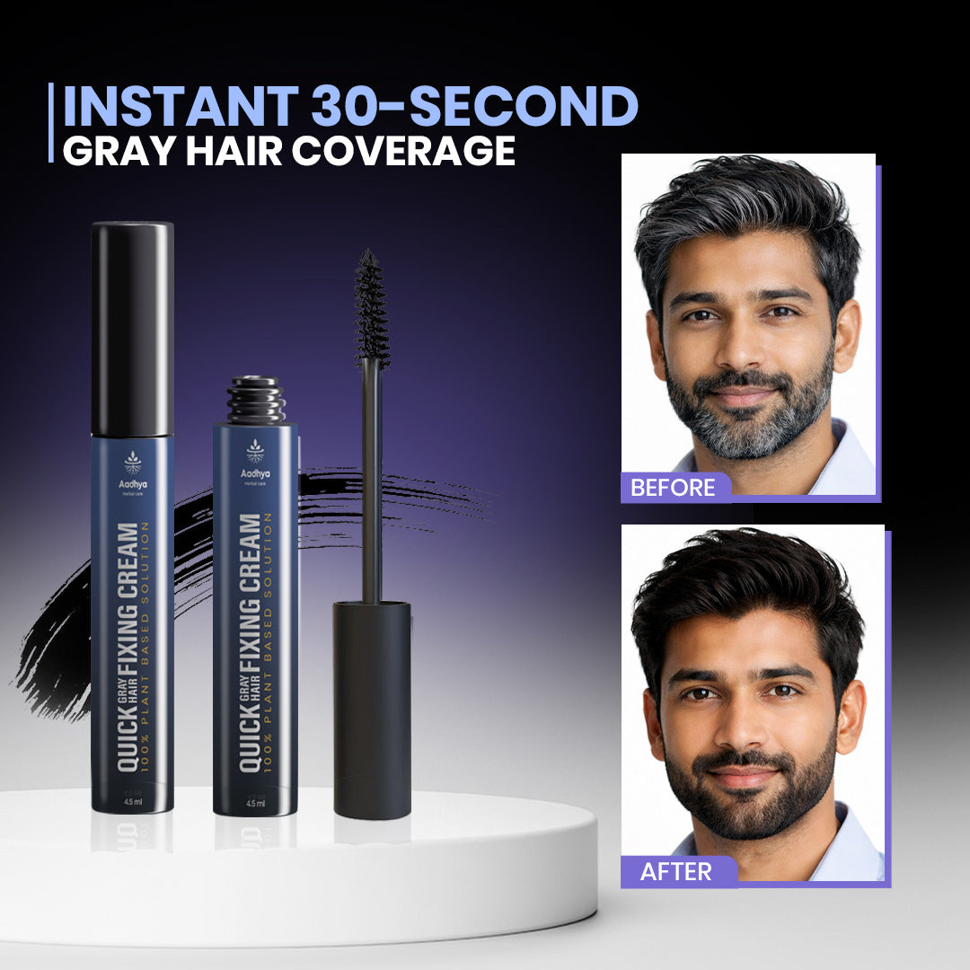 Instant 30-Second Gray Hair Coverage | Men’s Gray Hair Fixing Cream