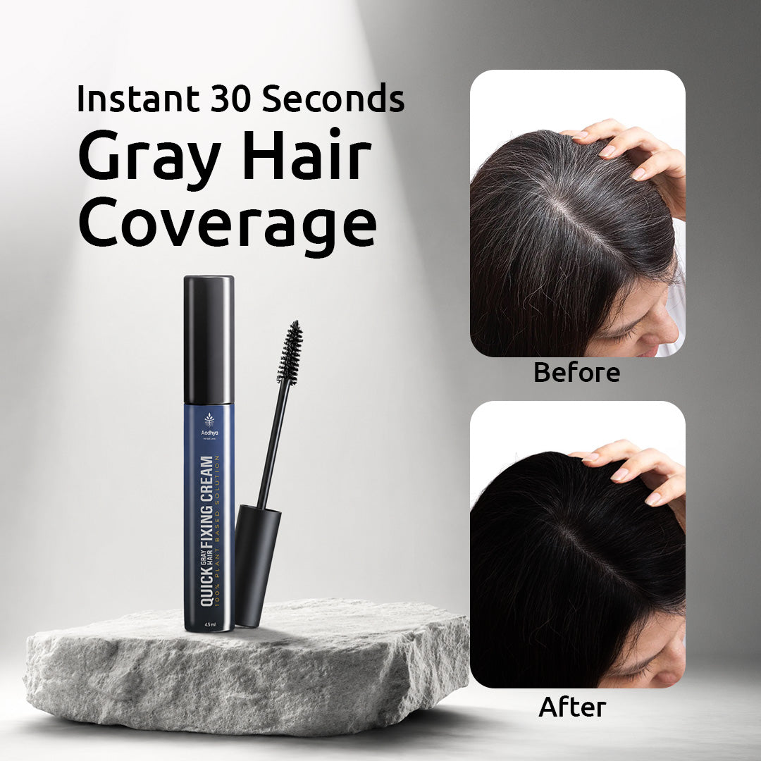 Instant 30-Second Gray Hair Coverage | Women’s Gray Hair Fixing Cream |