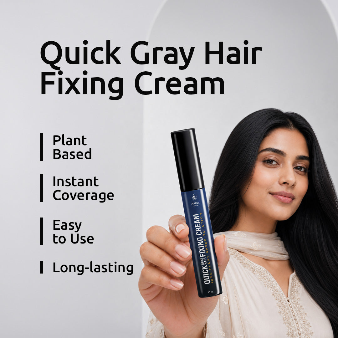 Instant 30-Second Gray Hair Coverage | Women’s Gray Hair Fixing Cream |
