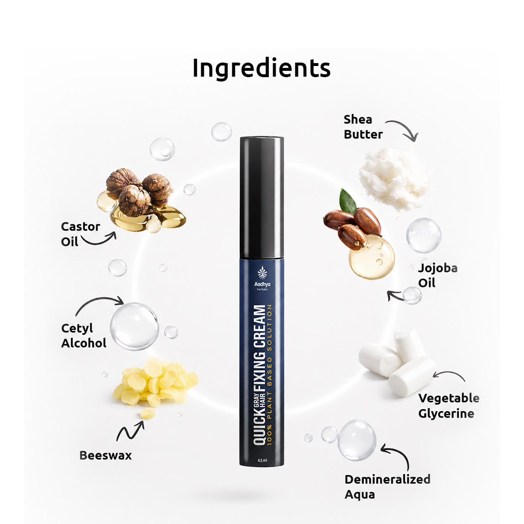 Instant 30-Second Gray Hair Coverage | Women’s Gray Hair Fixing Cream |