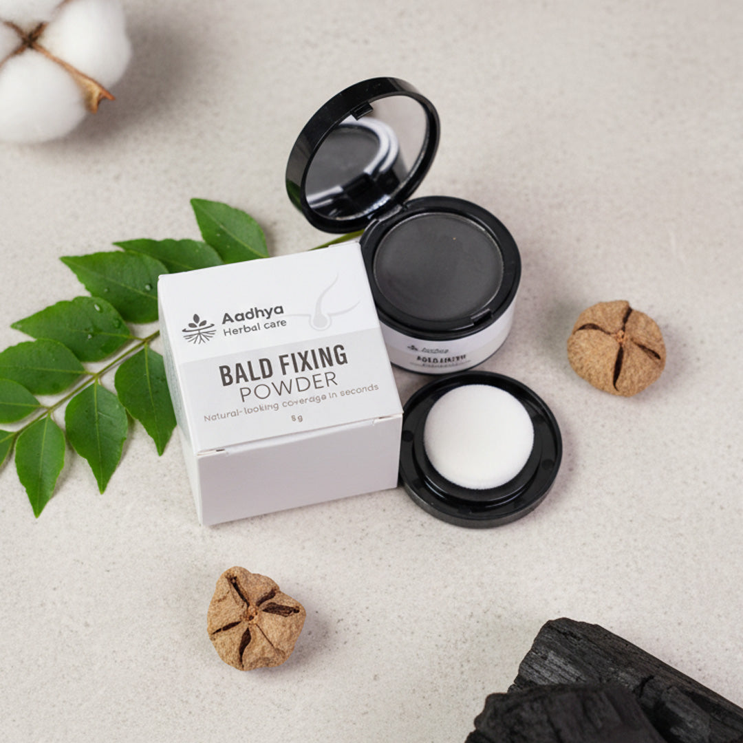 Instant Bald Fixing Powder | Covers Thin Hairs & Patchy Areas in 5 Seconds
