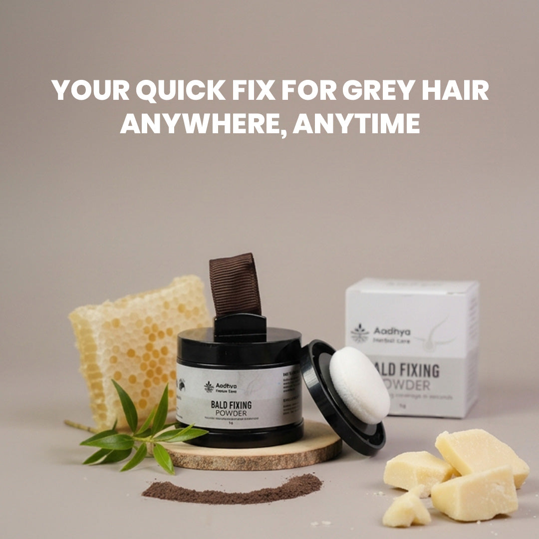 Instant Bald Fixing Powder | Covers Thin Hairs & Patchy Areas in 5 Seconds