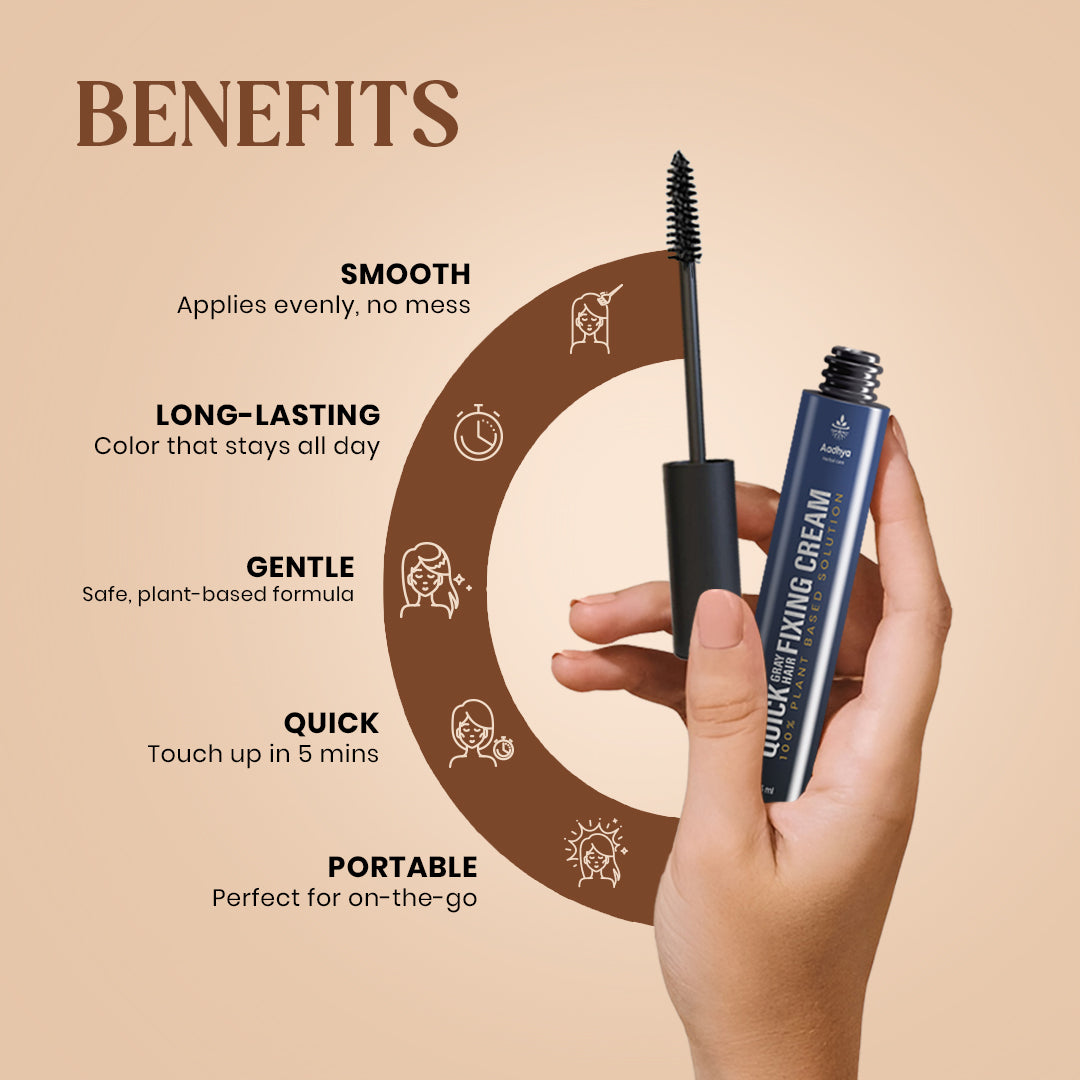 Instant 30-Second Gray Hair Coverage | Women’s Gray Hair Fixing Cream