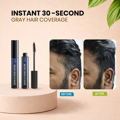 Instant 30-Second Gray Hair Coverage | Men’s Gray Hair Fixing Cream