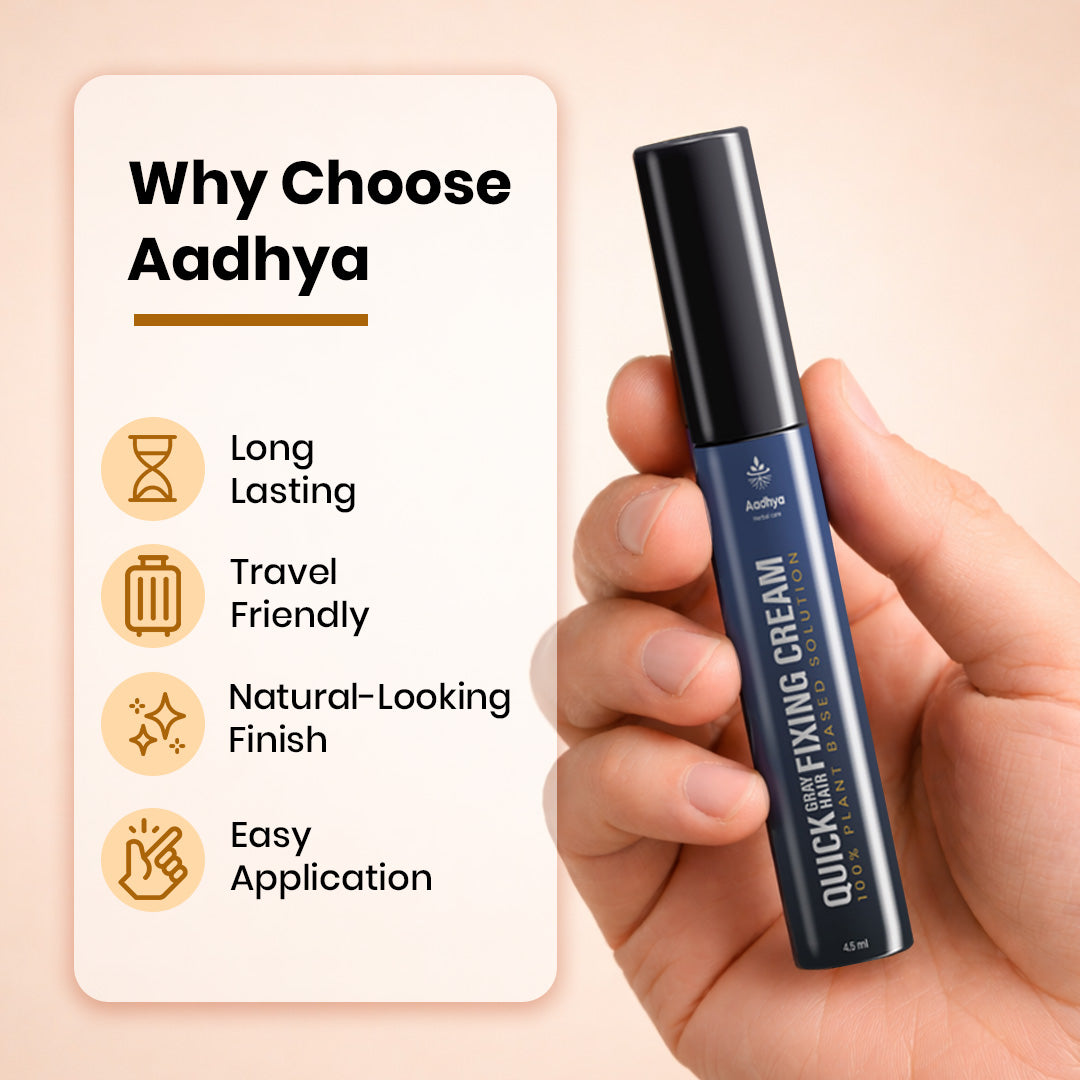 Instant 30-Second Gray Hair Coverage | Men’s Gray Hair Fixing Cream