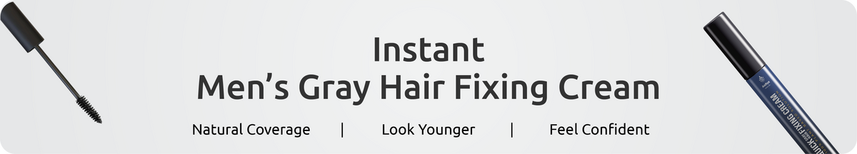 Instant 30-Seconds Gray Hair Coverage | Men’s Gray Hair Fixing Cream
